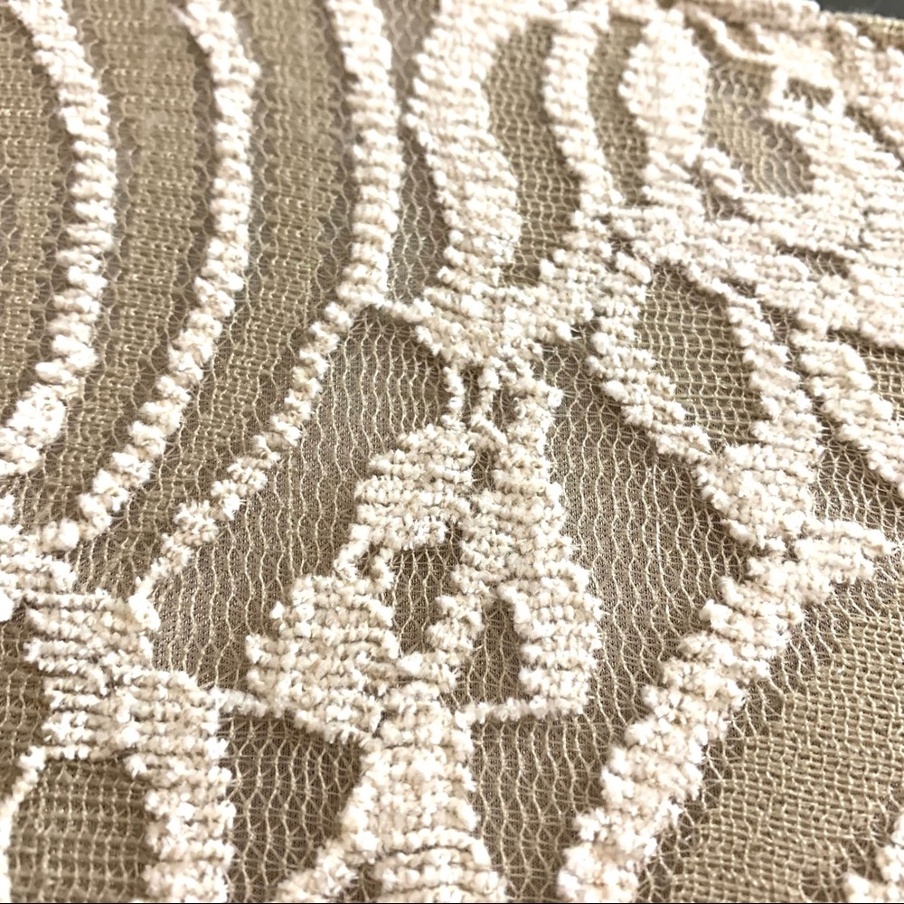 Adorn Tan Lace Ruffled Top - Picture 8 of 9